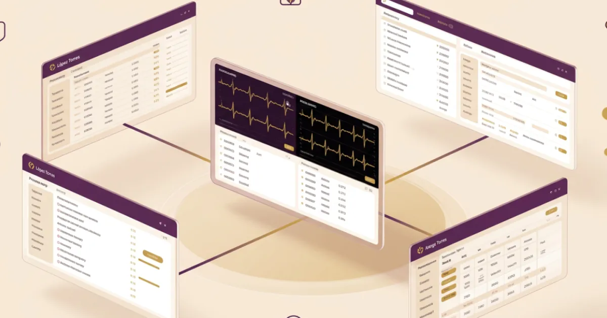 Clinical and practice management software interfaces